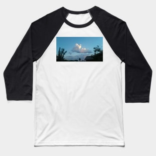 Neighborhood Cloud: Blue Baseball T-Shirt